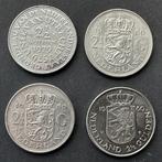 4 Rijksdaalders 1969-1979-1980, Postzegels en Munten, Munten | Nederland, 2½ gulden, Koningin Juliana, Losse munt, Verzenden
