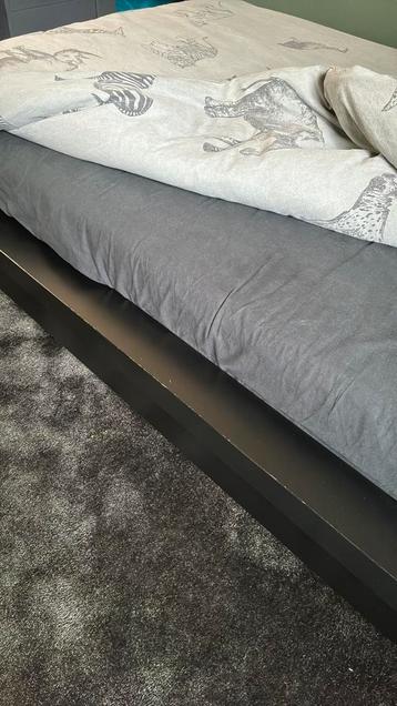 Eenpersoonsbed malm zwart ikea - afbeelding 5