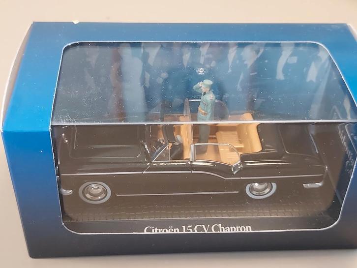 Citroën  15cv Chapron Présidentielle met figuren 1:43 Atlas, Hobby en Vrije tijd, Modelauto's | 1:43, Auto, Norev, Ophalen of Verzenden