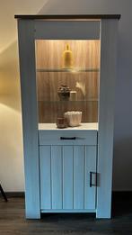 Vitrinekast (landelijke stijl), Huis en Inrichting, Kasten | Vitrinekasten, Ophalen, Met deur(en), 50 tot 100 cm, 150 tot 200 cm