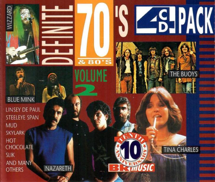 Definite 70's Volume 2 4XCD, Cd's en Dvd's, Cd's | Verzamelalbums, Zo goed als nieuw, Pop, Verzenden