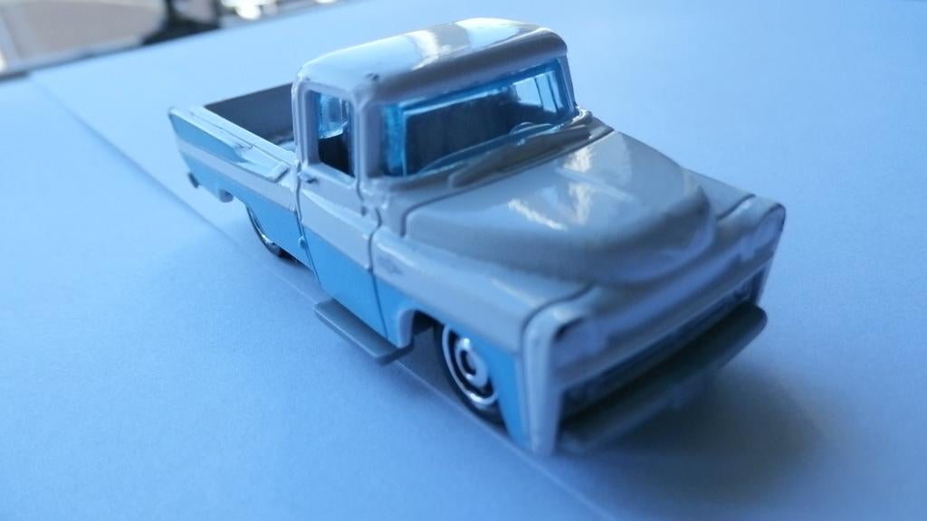 Dodge Sweptside 1957 - Matchbox 1228 - licht blauw / wit -, Ophalen of Verzenden, Zo goed als nieuw, Auto, Matchbox