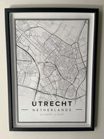 Poster met lijst van Wijck Utrecht, Huis en Inrichting, Ophalen, 50 tot 75 cm, Zo goed als nieuw, Foto of Poster