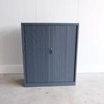 Roldeurkast, Antraciet, 120x45x145cm(bxdxh), 3 legbord RD125, Gebruikt, 100 tot 150 cm, -, 100 tot 150 cm