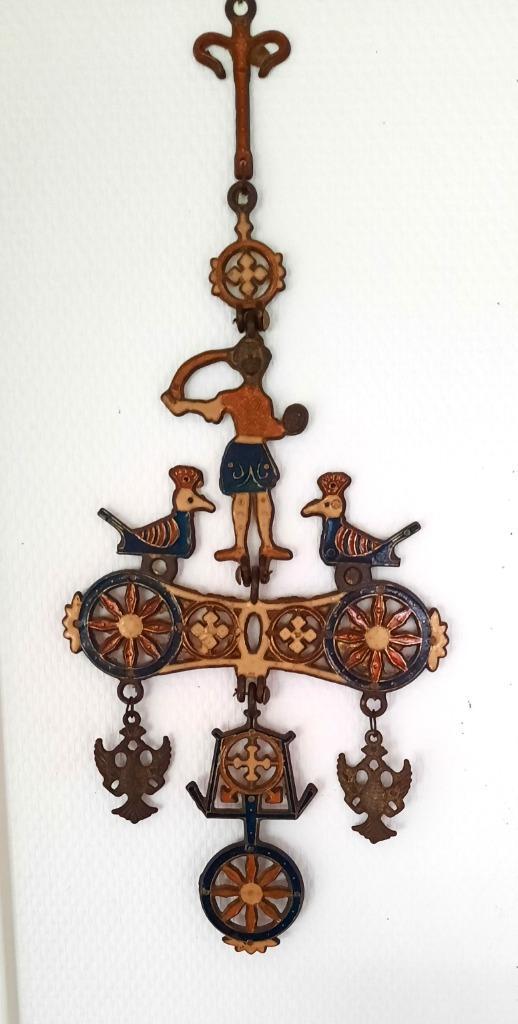 Byzantijns kruis in mooie kleuren, Antiek en Kunst, Antiek | Religie, Ophalen