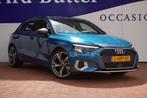 Audi A3 Sportback 30 TFSI Advanced Sport edition+Led+navigat, Gebruikt, Traction-control, Blauw, Origineel Nederlands
