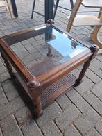 gratis ophalen antiek bijzettafeltje met glas, Ophalen, 50 tot 100 cm, Rond, 50 tot 100 cm