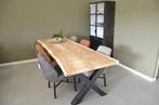 Suar Boomstamtafel 3 meter - 300 cm, 100 tot 150 cm, Ophalen of Verzenden, Vijf personen of meer, Metaal