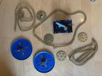 Meccano partij met motor, sleutel + 3 kettingen, Antiek en Kunst, Antiek | Speelgoed, Ophalen of Verzenden