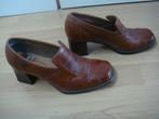 Schoenen hakken maat 37 - 38, Bruin, Ophalen of Verzenden, Schoenen met hoge hakken, Gedragen
