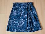 Jackpot gevoerde rok 55% zijde blauw gebloemd, Maat 38/40 (M), Blauw, Jackpot, Ophalen of Verzenden