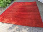 Half hoogpolig vloerkleed bordeaux rood., 200 cm of meer, Gebruikt, Rechthoekig, Ophalen