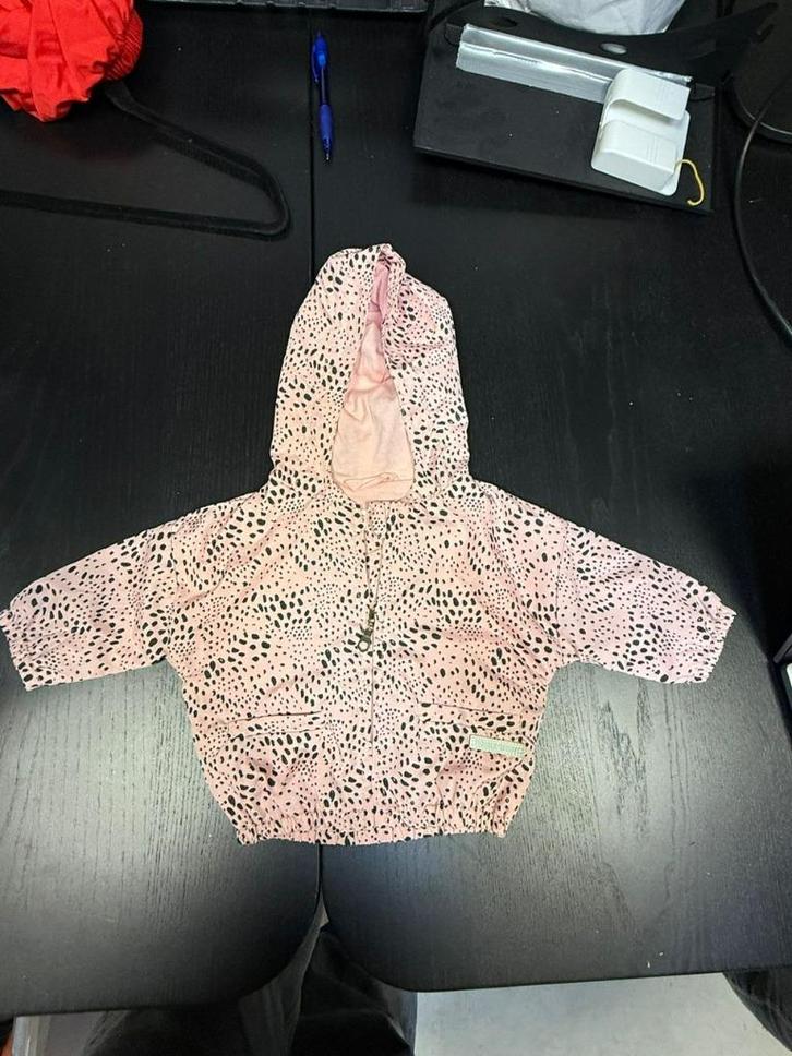 Tumble 'N Dry regenjas roze, maat 62, Kinderen en Baby's, Babykleding | Maat 62, Zo goed als nieuw, Meisje, Jasje, Ophalen of Verzenden