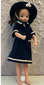 Vintage Sindy Bruidsmeisje Pop met Kleding, Kinderen en Baby's, Speelgoed | Poppen, Ophalen of Verzenden, Gebruikt, Barbie