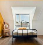 Sagstua Bedframe (inclusief matras) ikea., Huis en Inrichting, Ophalen, Zwart, Tweepersoons, 140 cm