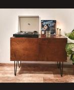 Vintage hairpin platenkast/dressoir/tvmeubel, Antiek en Kunst, Antiek | Meubels | Kasten, Ophalen