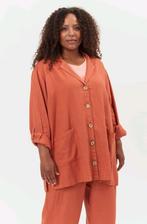 Blouse/jas Beret van Adia Maat 54/56 XL, Kleding | Dames, Grote Maten, Nieuw, Oranje, Ophalen of Verzenden, Jasje of Colbert