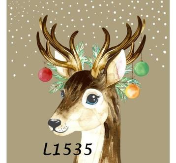 Servetten decoupage/bullet journal – KERST/Winter – L1535 beschikbaar voor biedingen