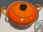 Cousances faitout friture 26 cm Vulcanic als nieuw, Gietijzer, Overige typen, Ophalen of Verzenden, Zo goed als nieuw