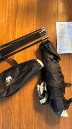 Deryan Bedtent 200x90 - Zwart/Beige - Nieuw, Caravans en Kamperen, Tenten, Ophalen, Nieuw, Tot en met 2