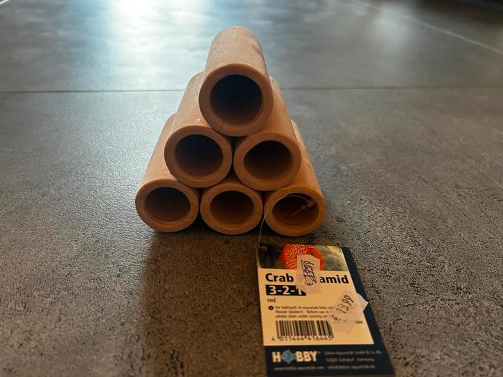 Garnalen piramide keramiek legholen schuilplaats legholen, Dieren en Toebehoren, Vissen | Aquaria en Toebehoren, Nieuw, Ophalen of Verzenden