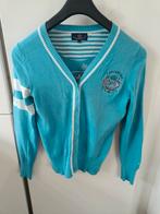 L' Argentina blauw vestje maat M., Kleding | Dames, Ophalen of Verzenden, Zo goed als nieuw, Maat 38/40 (M), Blauw