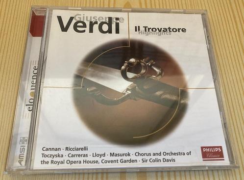 CD Giuseppe Verdi - Il Trovatore (Highlights) Jose Carreras, Cd's en Dvd's, Cd's | Klassiek, Zo goed als nieuw, Opera of Operette