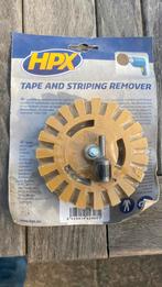 HPX tape & striping remover: schijf + as, Ophalen of Verzenden, Zo goed als nieuw, Minder dan 700 watt, Haakse handslijpmachine