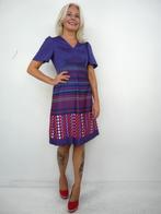*Abfab Vintage Blauwe 70's Jurk 40*, Maat 38/40 (M), Blauw, Ophalen of Verzenden, Zo goed als nieuw