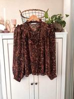 Mango blouse maat S, Kleding | Dames, Blouses en Tunieken, Mango, Bruin, Ophalen of Verzenden, Zo goed als nieuw