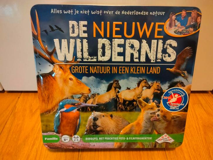 De Nieuwe Wildernis Bordspel, Hobby en Vrije tijd, Gezelschapsspellen | Bordspellen, Zo goed als nieuw, Drie of vier spelers, Vijf spelers of meer