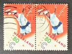 100 jaar KNLTB 1999 Richard Krajicek 1813 -3, Postzegels en Munten, Ophalen of Verzenden, Na 1940, Gestempeld