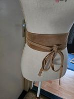 Prachtige Nieuwe Camel/Beige Suede Leren Riem incl.verz € 30, Verzenden, Nieuw, Overige kleuren, Tailleriem