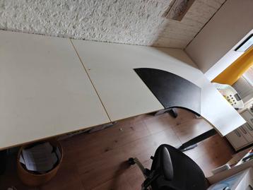 Ikea Galant Hoekbureau - 240x120/80 cm - afbeelding 1