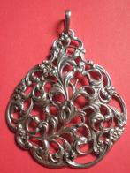 Mooie Grote Antieke Zilver Jugendstill Hanger - peervorm, Sieraden, Tassen en Uiterlijk, Antieke sieraden, Verzenden, Zilver, Hanger