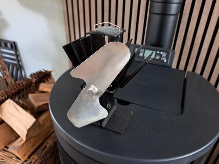 Automatische El Fuego haard/kachel ventilator warmte fan, Huis en Inrichting, Haarden, Gebruikt, Overige soorten, Ophalen of Verzenden