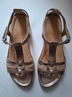 Ecco Sandalen Maat 40 Goud/bronskleurig - Goede Staat, Ecco, Overige kleuren, Gedragen, Sandalen of Muiltjes