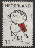 Nederland 1969 933 Kind 15c Bruna Viool, Gest, Postzegels en Munten, Postzegels | Nederland, Ophalen of Verzenden, Na 1940, Gestempeld