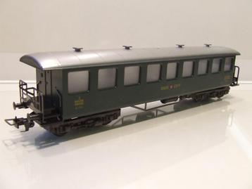 FLEISCHMANN 5135 SBB personenrijtuig, 4 assig, groen, beschikbaar voor biedingen