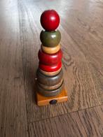 Vintage Houten Blokkentoren SIO, Ophalen of Verzenden, Gebruikt, Overige merken