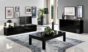wandmebels Forever 4 Hoogglans zwart wit marmer-SALE beschikbaar voor biedingen