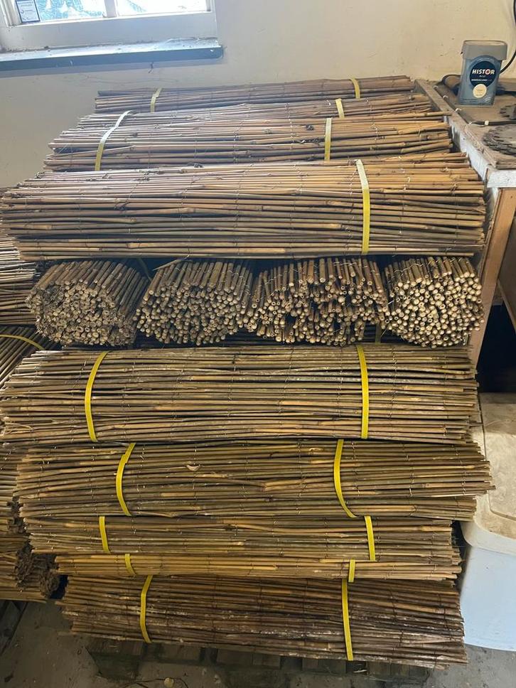 Rietmatten 90 x 300 cm – 2e keus – VOORDEEL, Tuin en Terras, Palen, Balken en Planken, Zo goed als nieuw, Palen, Ophalen