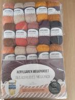 Mega pakket wol van 20 bollen, haaknaald en werkbeschrijving, Verzenden, Nieuw, Breien of Haken, Wol of Garen