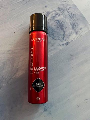 L'Oréal Infaillible 3-Second Setting Mist - Nieuw! beschikbaar voor biedingen