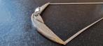 Zilveren vintage ketting franz breuning vleugels, Verzenden, Zo goed als nieuw, Zilver, Zilver