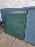 Heuga Flor groen tapijttegels, Huis en Inrichting, Ophalen of Verzenden, Gebruikt, Groen, Tapijttegels