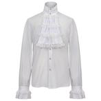 Heren renaissance wit overhemd (middeleeuws shirt kostuum), Kleding | Heren, Verzenden, Nieuw, Historisch, Kleding