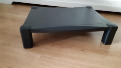 Monitor standaard zwart zgan | koopje! monitorstandaard, Computers en Software, Laptopstandaarden, Zo goed als nieuw, In hoogte verstelbaar