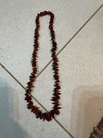 Amber ketting, Ophalen of Verzenden, Zo goed als nieuw, Bruin, Steen of Mineraal