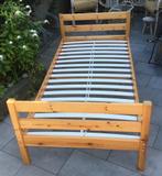 1-persoons bed met lattenbodem, Ophalen, Gebruikt, 90 cm, Eenpersoons